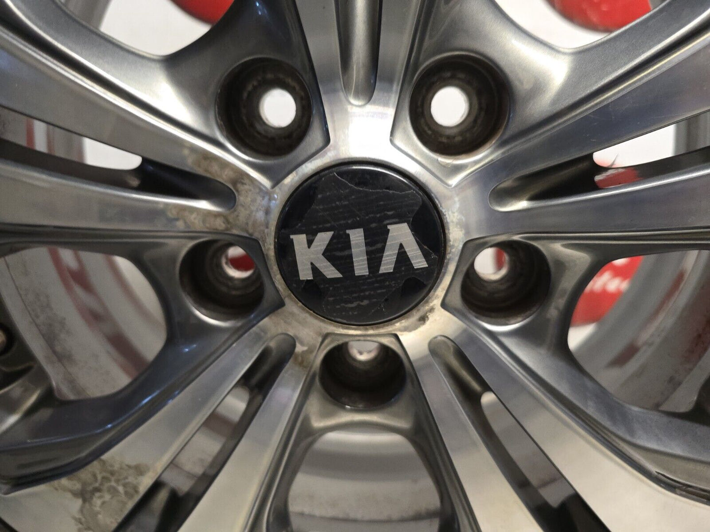 KIA VENGA 2010-2019 16" DIAMOND CUT ALLOY WHEEL 5.4MM TYRE 205/55/16 52910-1P650