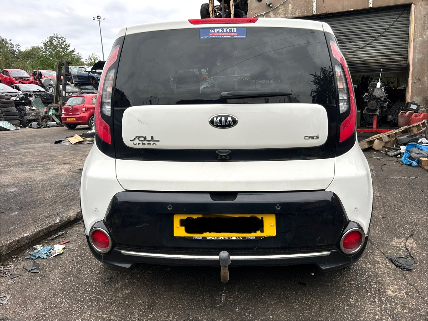 2017 KIA SOUL URBAN 1.6 DIESEL 6SPEED MANUAL WHITE VEHICLE FOR BREAKING AND PARTS