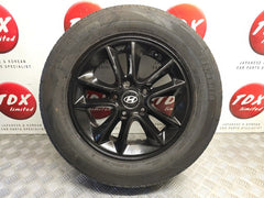 Hyundai i30 MK2 15" Inch 2012-2017 Black Alloy Wheel 7.2MM 195/65/15 52910-A5150 - photo 1 of 12