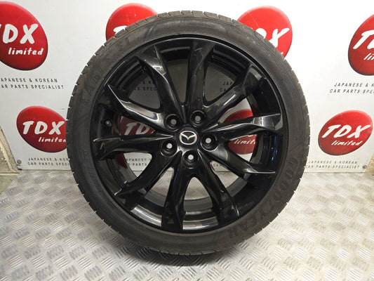 MAZDA 3 BM/BN 18 INCH 2014-2018 BLACK ALLOY WHEEL 7MM TREAD 215/45/18 9965227080