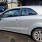 2013 KIA RIO 2 MK3 (UB) 3 DOOR 1.2 PETROL 5 SPEED MANUAL FOR PARTS & SPARES