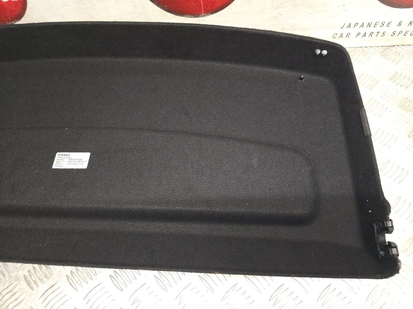 NISSAN NOTE E12 MK2 2013-2017 GENUINE REAR PARCEL SHELF LOAD COVER 799103VV0A