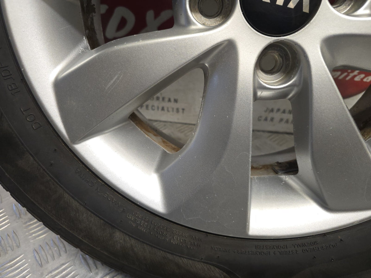 KIA RIO UB MK3 2011-2017 15" INCH ALLOY WHEEL 6.6MM TYRE 185/65/15 52910-1W650