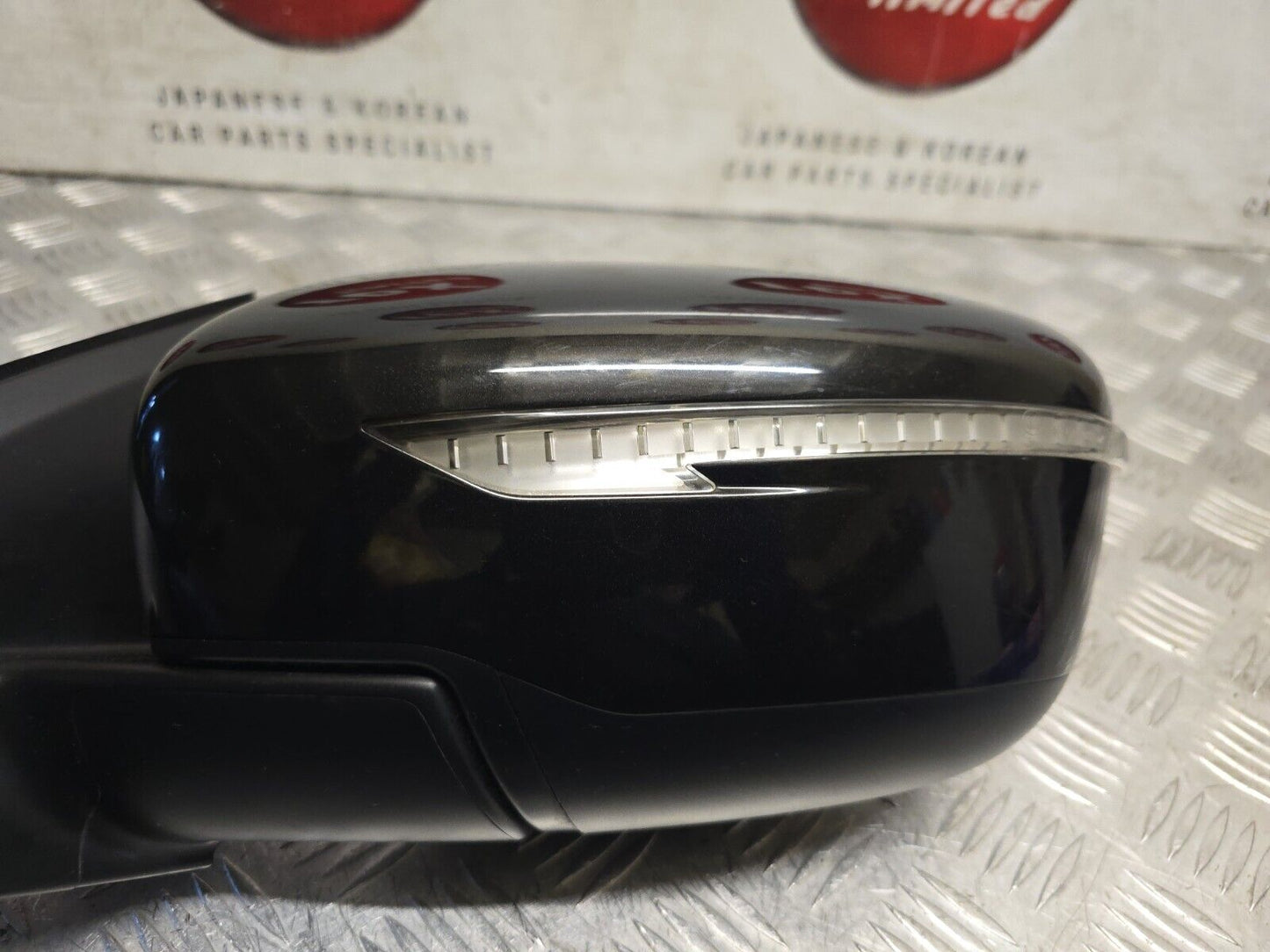 NISSAN QASHQAI J11 2014-2021 GENUINE PASSENGER SIDE POWER FOLD MIRROR Z11 BLACK