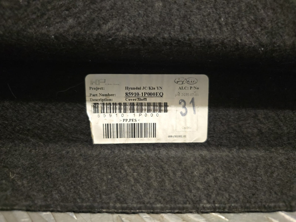 Kia Venga YN MK1 2010-2019 Genuine Parcel Shelf / Luggage Cover 85910-1P000EQ - photo 13 of 13