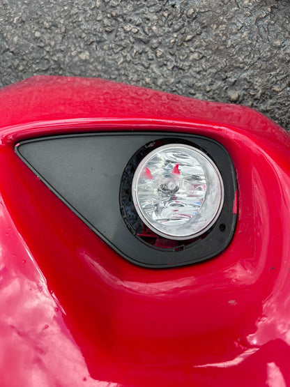 Toyota Yaris XP130 MK3 2014-2017 Genuine Complete Front Bumper 3P0 Super Red - photo 17 of 17