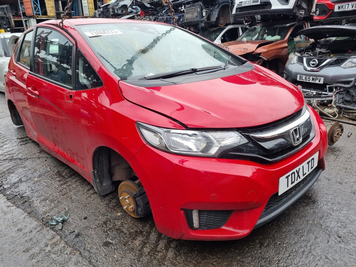 2017 HONDA JAZZ SE MK4 (GK3) 1.3 PETROL 6 SPEED MANUAL FOR PARTS & SPARES