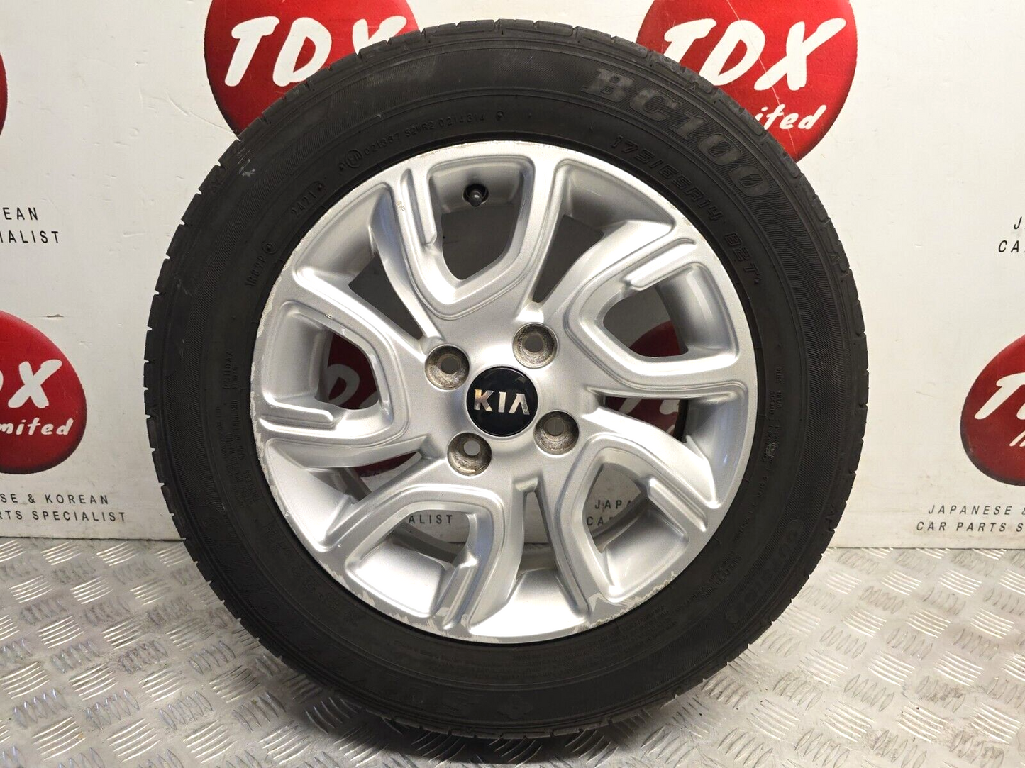 KIA PICANTO JA MK3 2017-2024 14" ALLOY WHEEL 5.94MM TYRE 175/65/14 52910-G6250