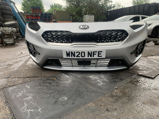 KIA NIRO MK1 DE 2020-2022 FACELIFT COMPLETE FRONT BUMPER SILVER 4SS COLLECTION