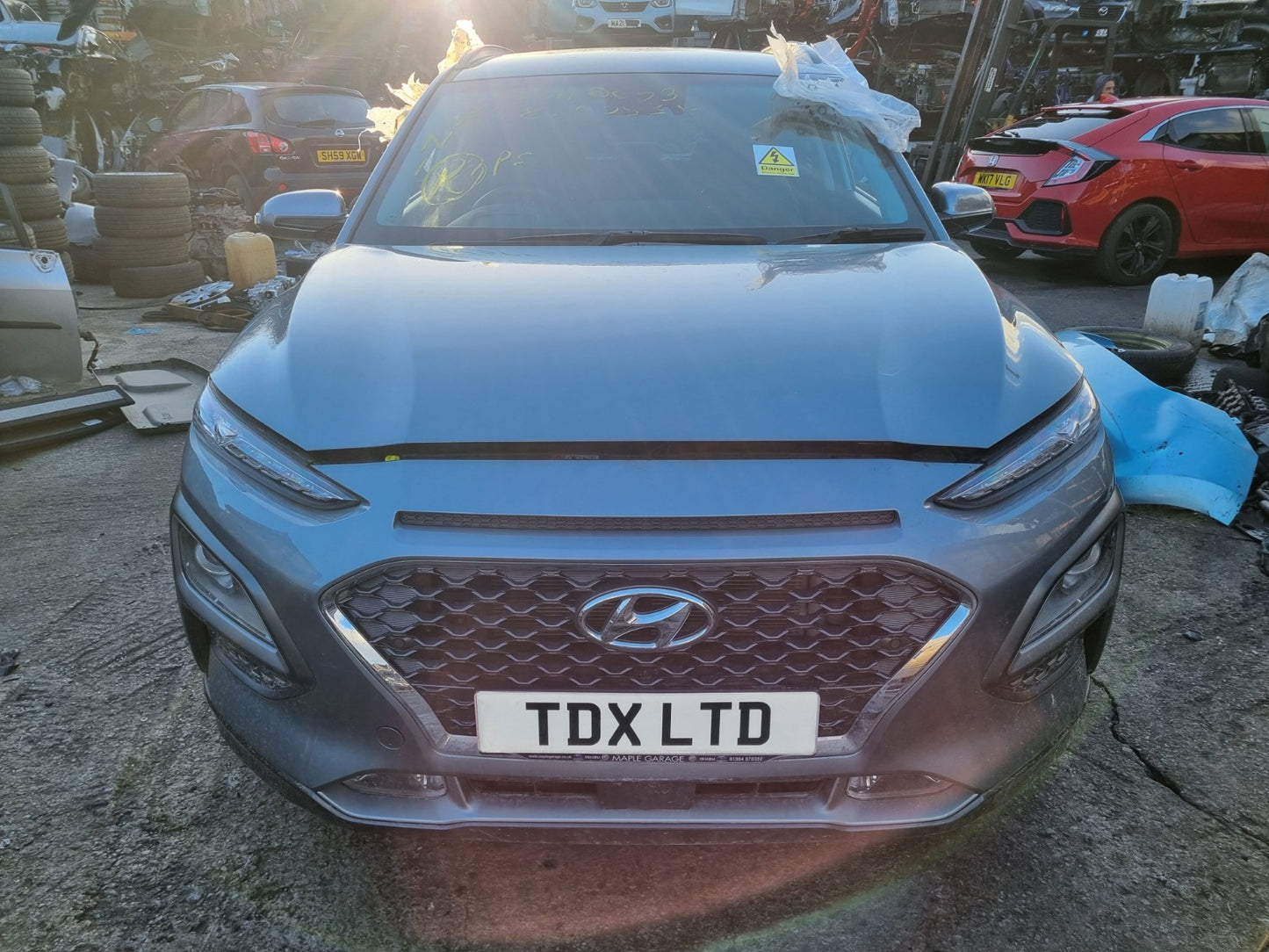 HYUNDAI KONA 1.6 HYBRID PRE FACELIFT MK1 2017-2020 GENUINE BONNET SILVER (SS7)