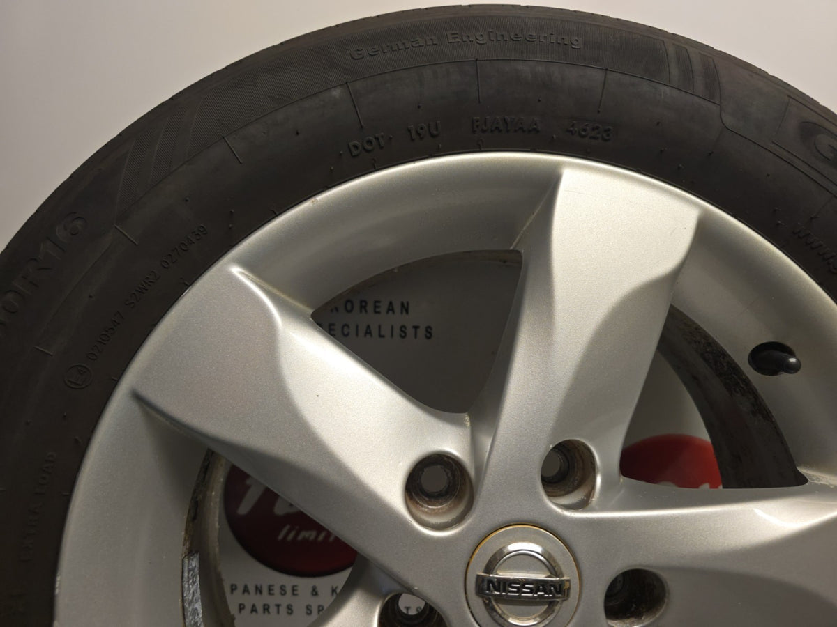 Nissan Qashqai J10 MK1 2007-2013 Genuine 16" Alloy Wheel 205/60R16 - photo 4 of 15