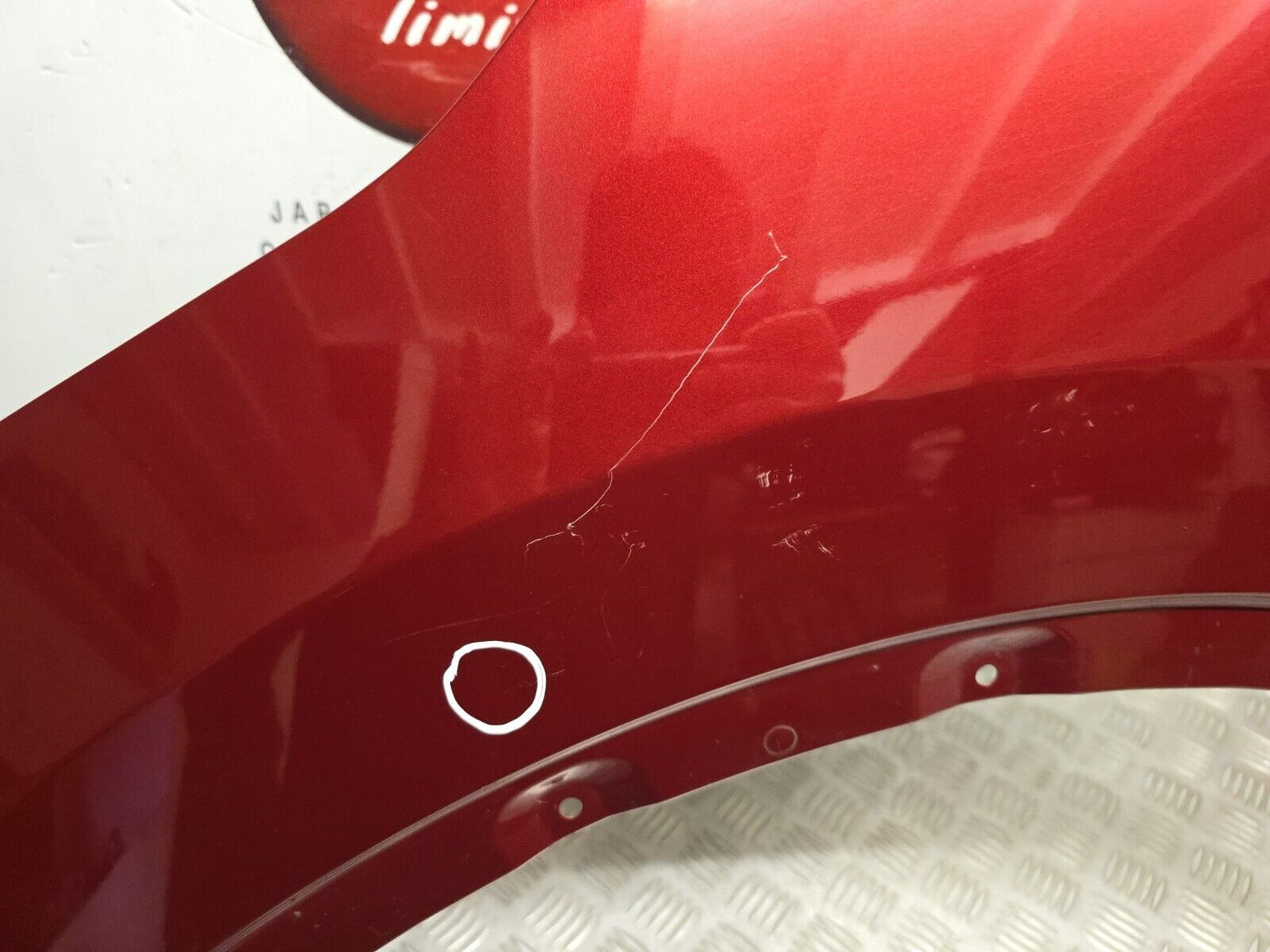 NISSAN QASHQAI J11 2014-2021 GENUINE PASSNGER WING/FENDER NAJ MAGNETIC RED