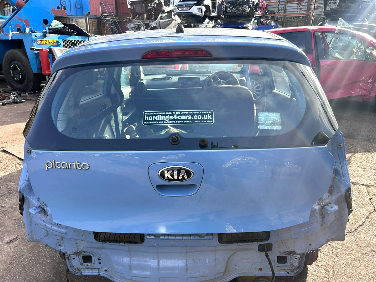 Kia Picanto JA MK3 2017-2023 Tailgate Shell + Windscreen Abb Alice Blue - photo 1 of 7