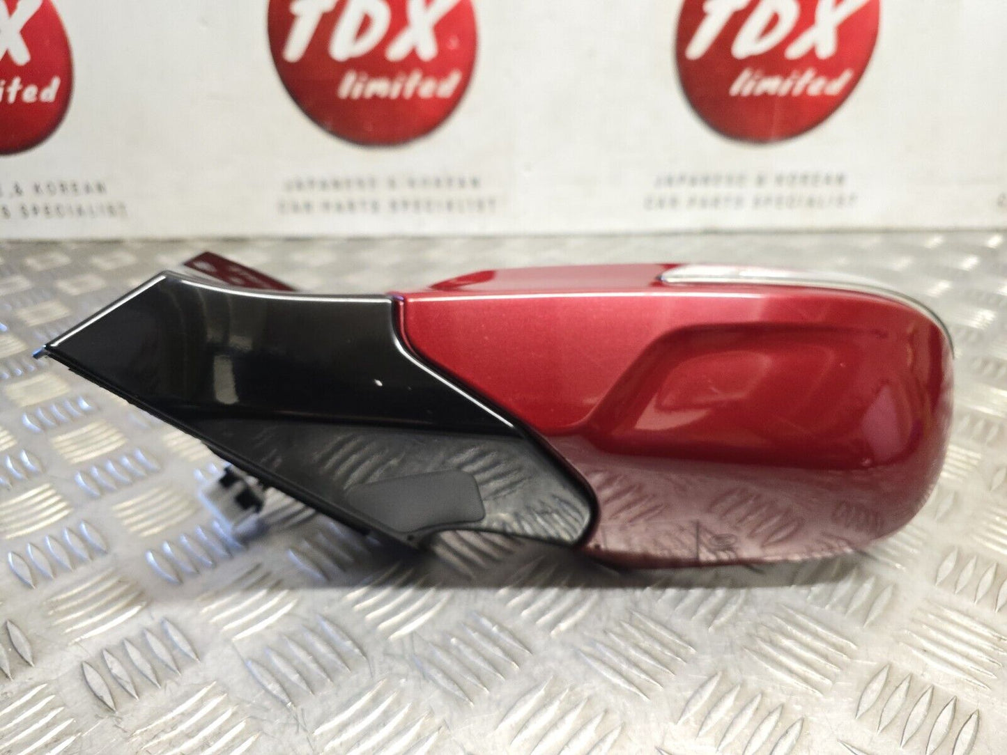 HYUNDAI I40 VF 2011-2019 GENUINE PASSENGERS SIDE POWER FOLD WING MIRROR VR6 RED