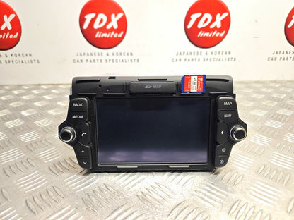 Kia Ceed JD MK2 2016-2018 Multimedia Sat Nav Head Unit + SD Card 96560-A2601WK - photo 1 of 13
