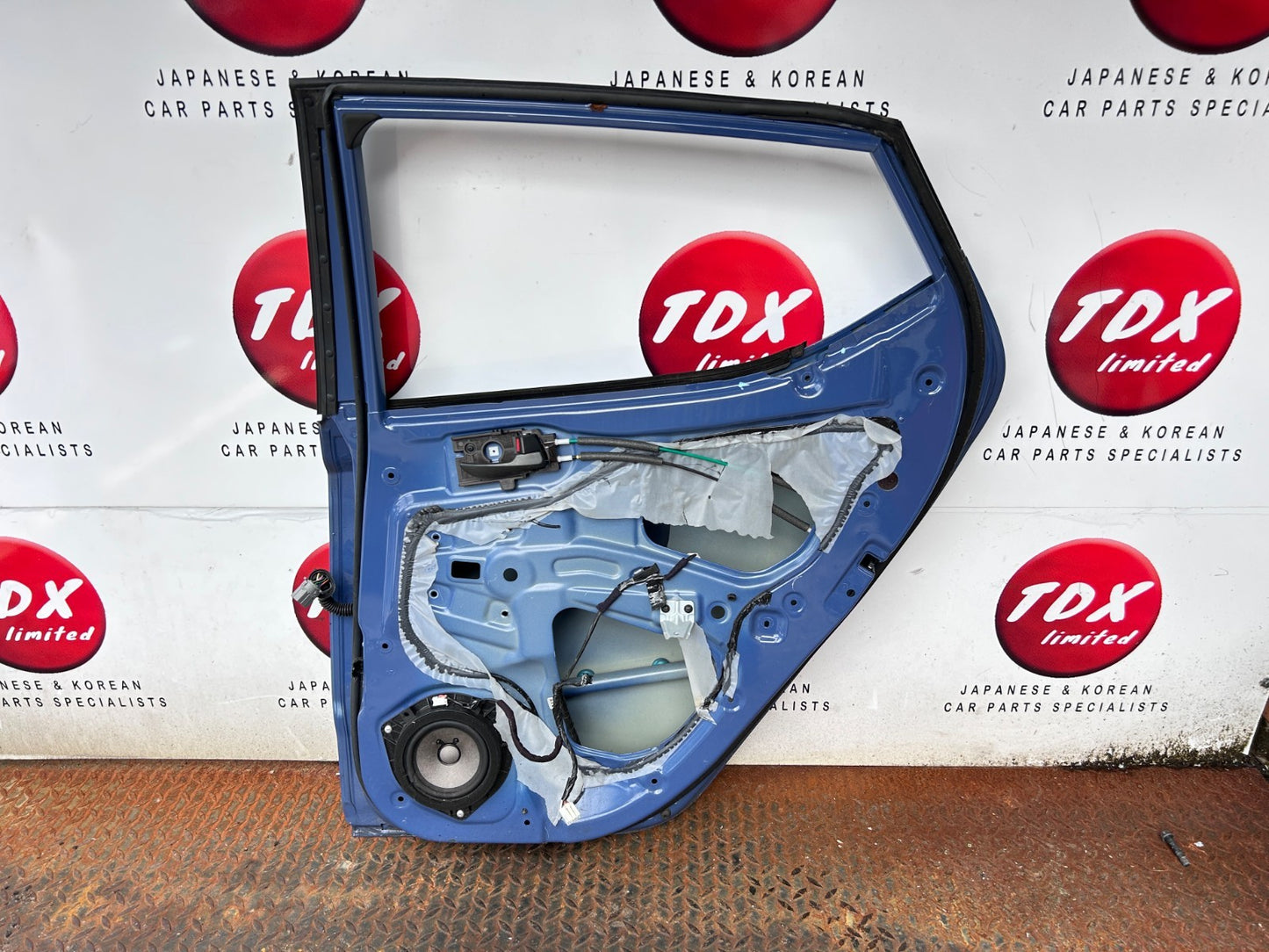 Hyundai I10 Mk2 2014-2020 Genuine Driver Side Rear Door Shell Blue (X3U) 11