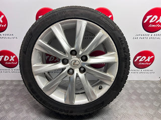Lexus IS300h MK3 17" Inch 2014-2020 Genuine Alloy Wheel 7MM Tread 225/45/17 - photo 1 of 14