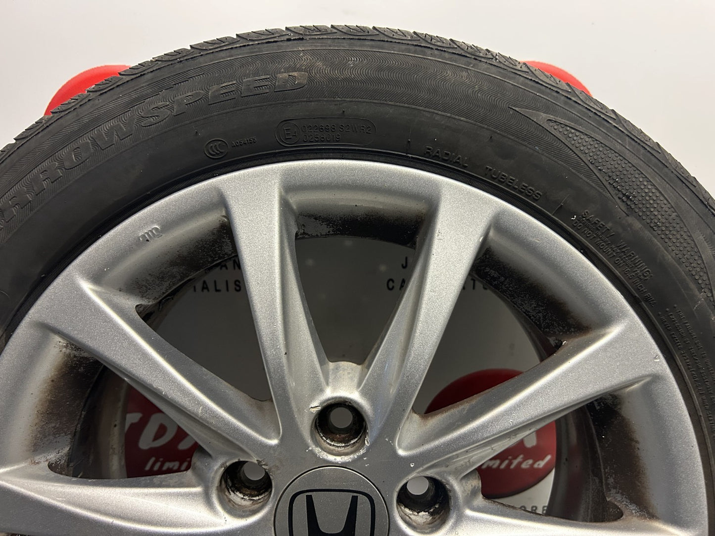 Honda Civic Mk9 2012-2017 Genuine 16" Inch Alloy Wheel 5.48Mm Tyre 205/55/16 2
