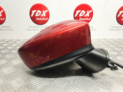 Mazda 3 (BM) MK3 2014-2016 Genuine Drivers Side Power Fold Wing Mirror 41V Red - photo 1 of 10