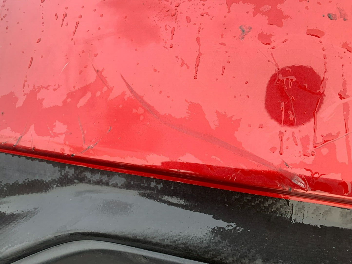 NISSAN PULSAR 2014-2017 GENUINE REAR PARKING SENSOR BUMPER NAH G RED