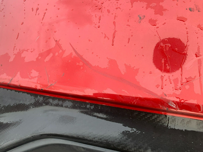 NISSAN PULSAR 2014-2017 GENUINE REAR PARKING SENSOR BUMPER NAH G RED