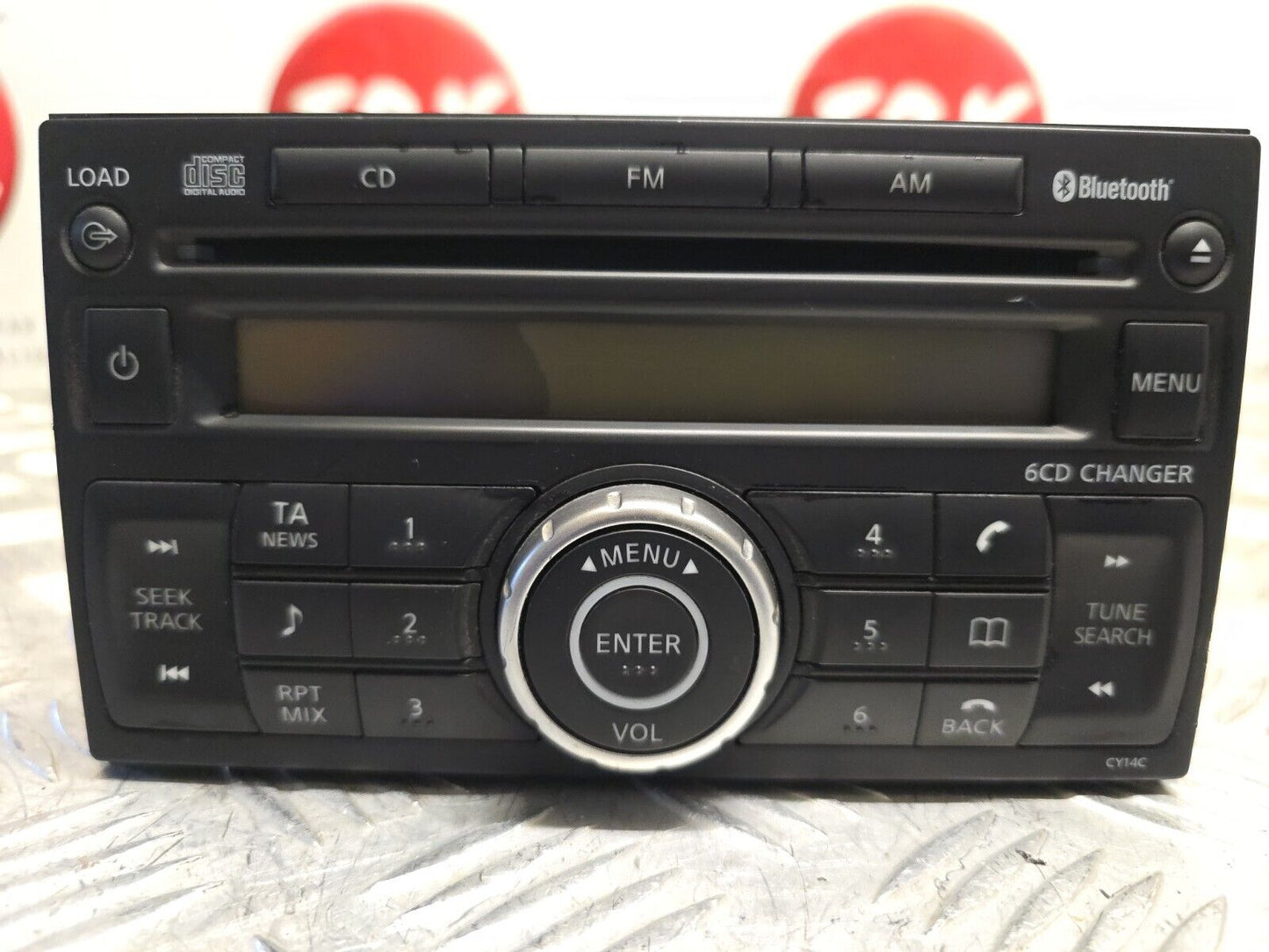 NISSAN QASHQAI J10 2007-2010 GENUINE CD STEREO BLUETOOTH HEAD UNIT 28185JD400