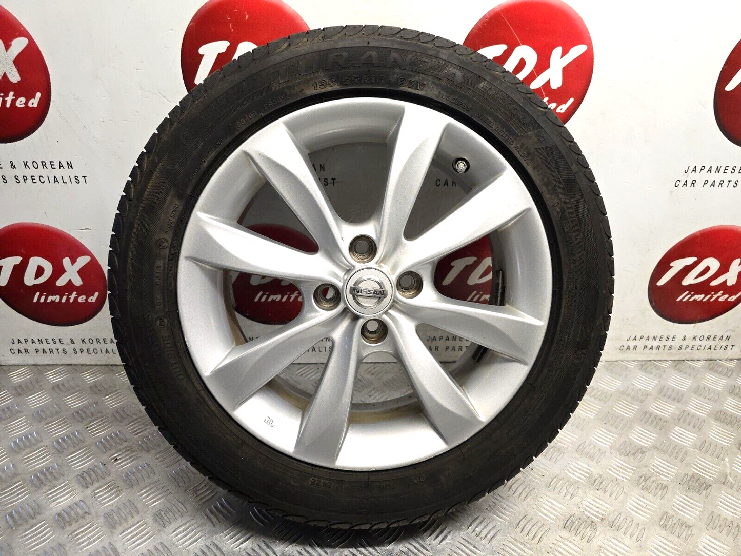 NISSAN NOTE E12 2013-2017 16" INCH ALLOY WHEEL 6.16MM TYRE 195/55/16 403003VU1B