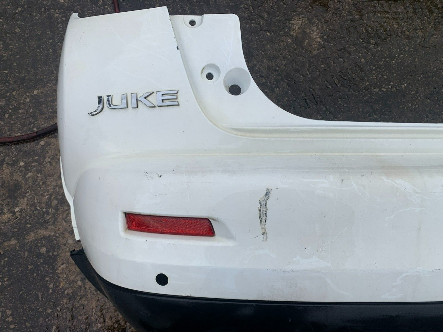 NISSAN JUKE F15 2010-2014 GENUINE PRE-FACELIFT REAR BUMPER WHITE COLLECTION