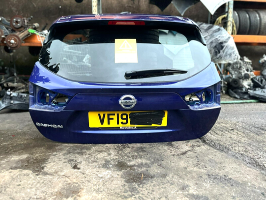 NISSAN QASHQAI J11 2014-2021 GENUINE REAR TAILGATE SHELL  COLLECTION RBN BLUE