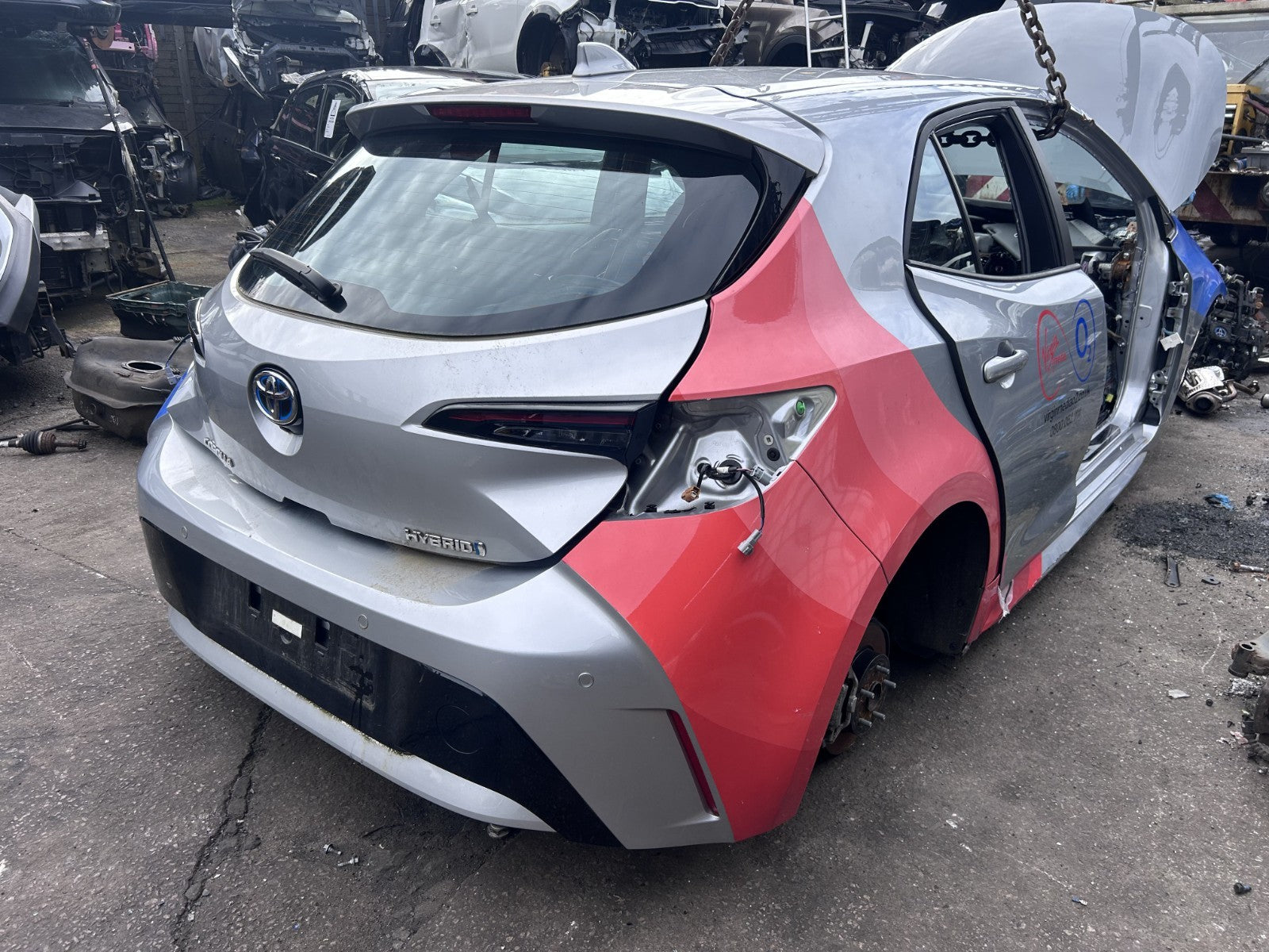 TOYOTA COROLLA HATCHBACK MK12 2019-2025 GENUINE REAR BUMPER SILVER ...