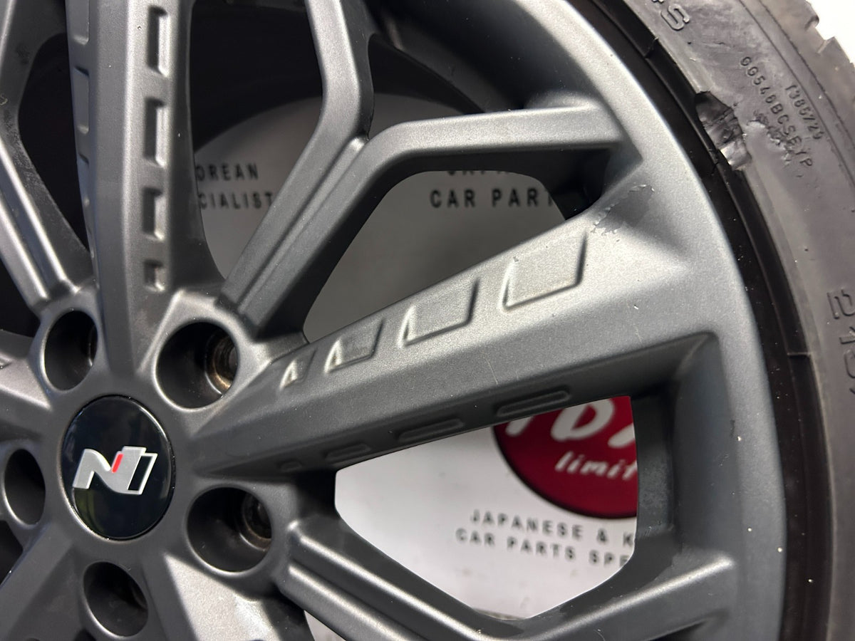 Hyundai i20N BC3 MK3 2021-2024 Genuine 18" Alloy Wheel + 3.3 Mm Tyre 52910-C0000 - photo 4 of 12