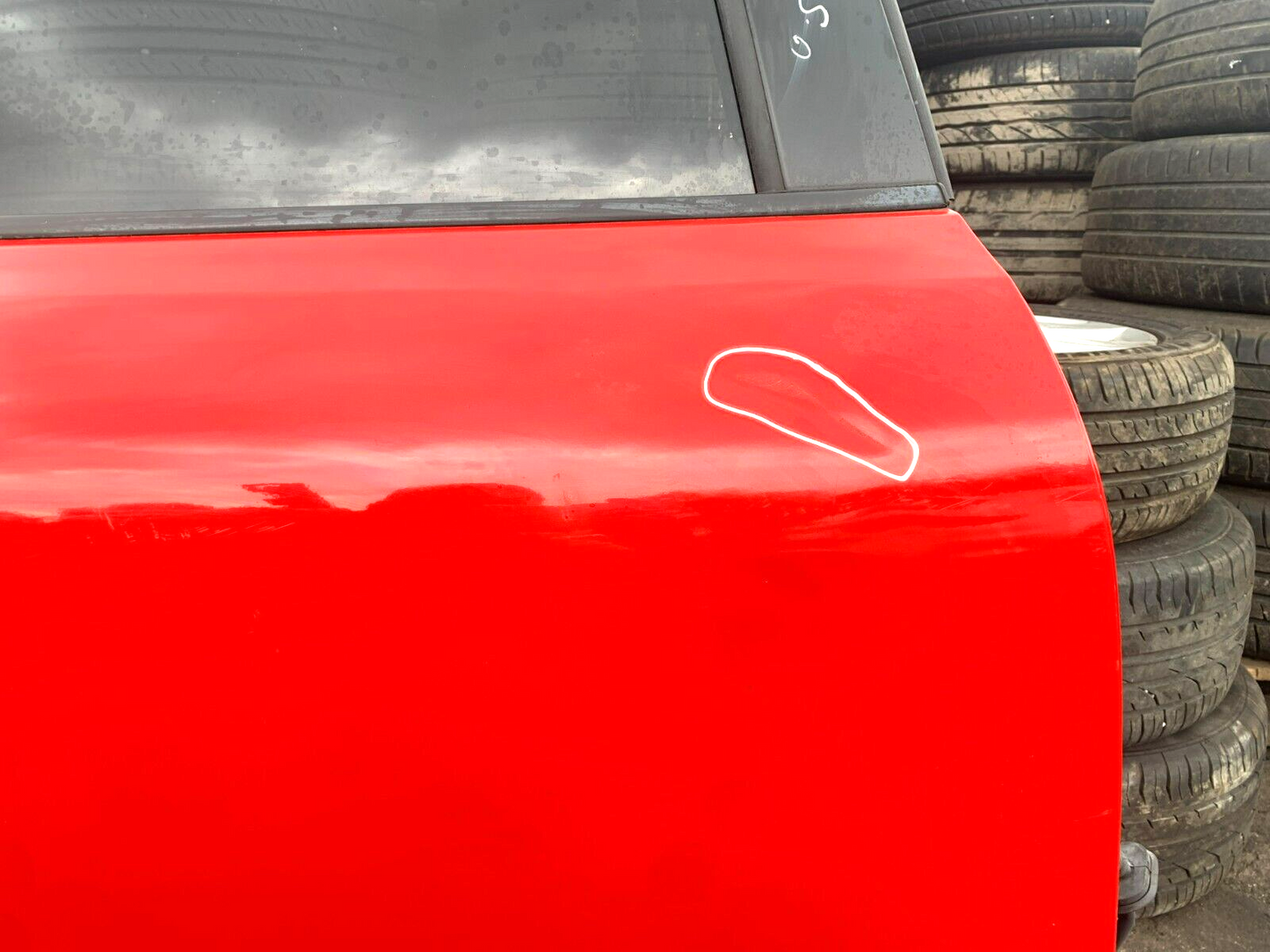 SUZUKI BALENO A1K MK2 2016-2019 DRIVER SIDE REAR COMPLETE DOOR Z4Q RED