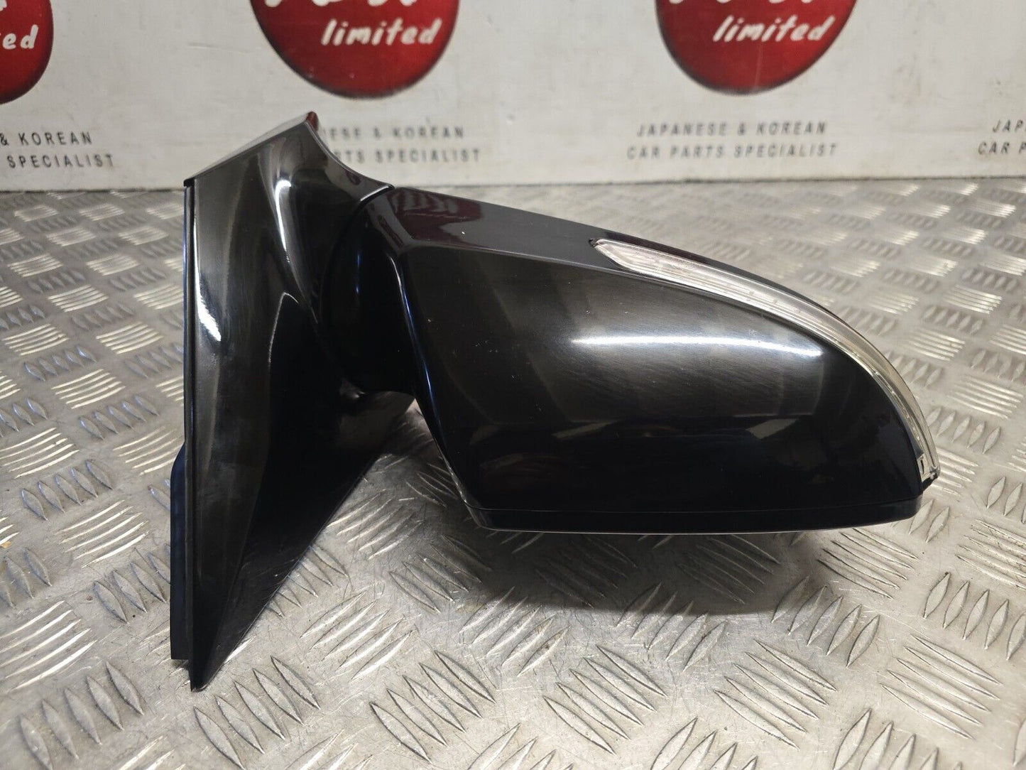 HYUNDAI I40 VF 2011-2019 GENUINE DRIVERS SIDE MANUAL FOLD WING MIRROR BN BLACK