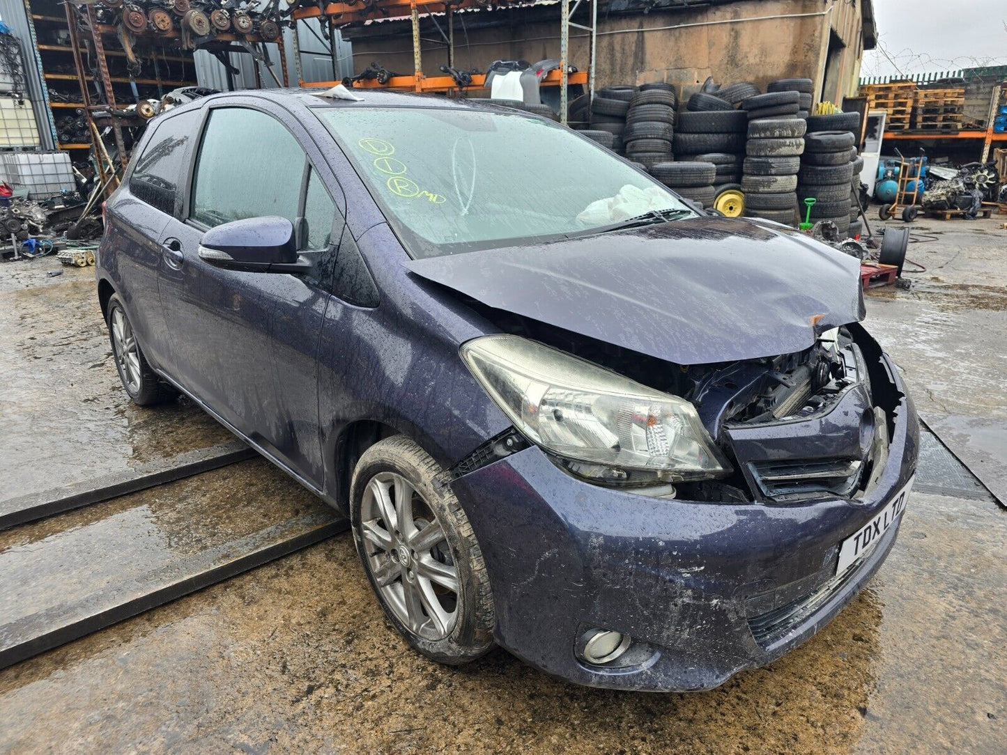 2012 TOYOTA YARIS SR NSP130 MK3 1.3 PETROL 3DR 6 SPEED MANUAL FOR PARTS & SPARES