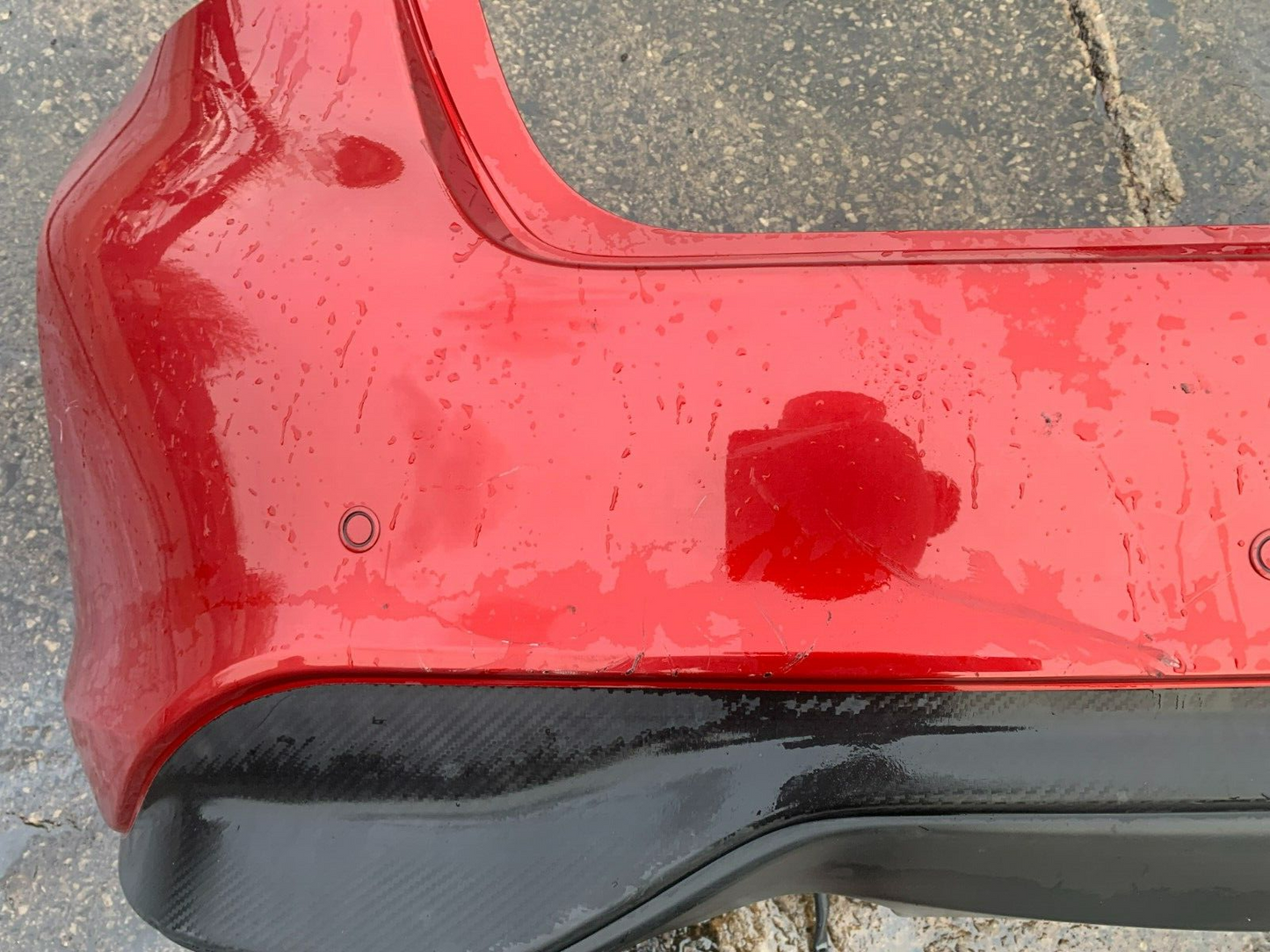 NISSAN PULSAR 2014-2017 GENUINE REAR PARKING SENSOR BUMPER NAH G RED