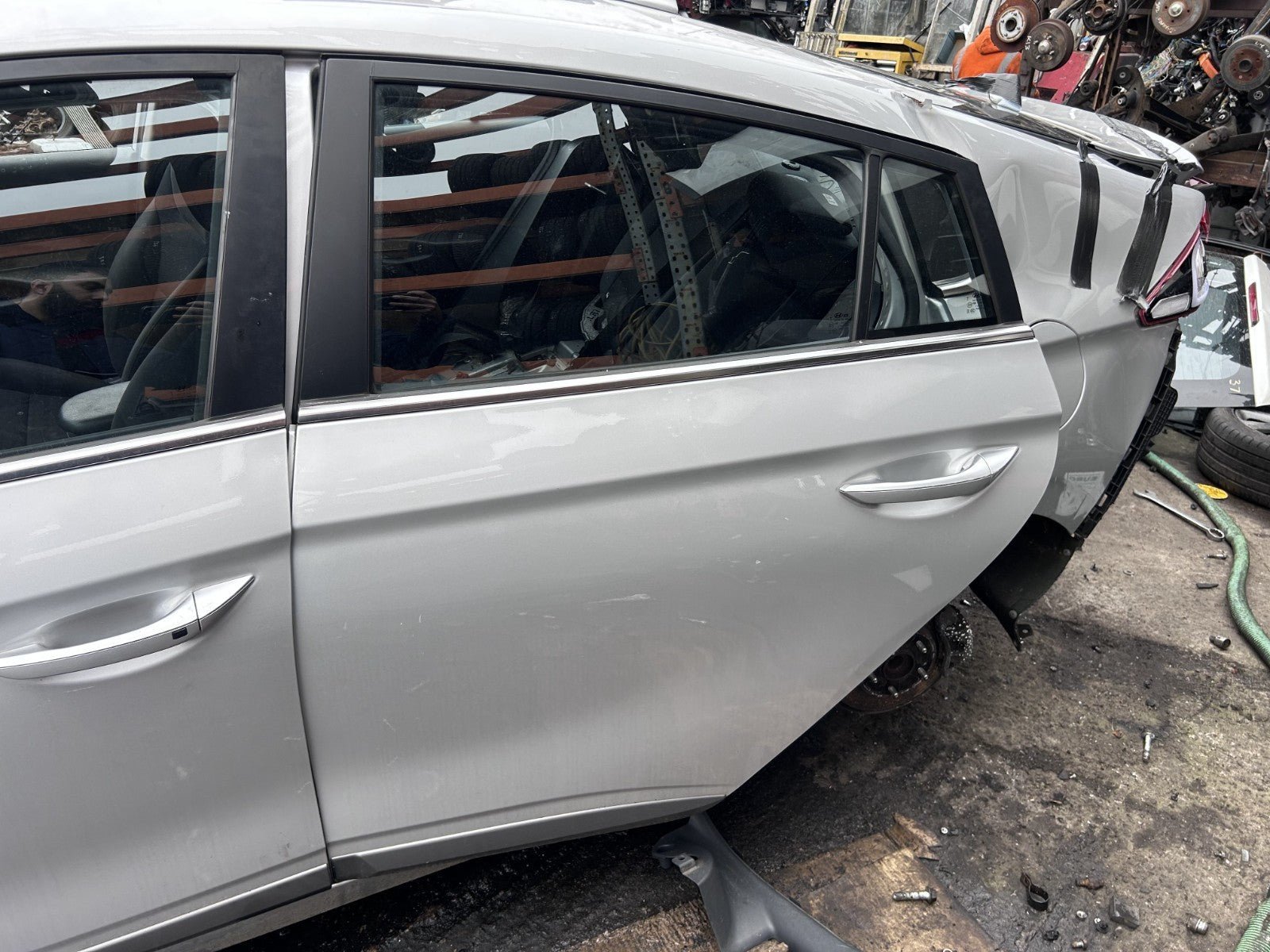 Hyundai Ioniq 2016-2022 Genuine Passenger Side Rear Door Shell Silver T8S 1