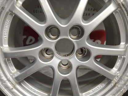 TOYOTA PRIUS MK4 2016-2021 15" INCH GENUINE ALLOY WHEEL 3.0MM TYRE 195/65/15