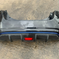 NISSAN LEAF 2017-2020 GENUINE REAR BUMPER BLACK BLUE TRIM COLLECTION