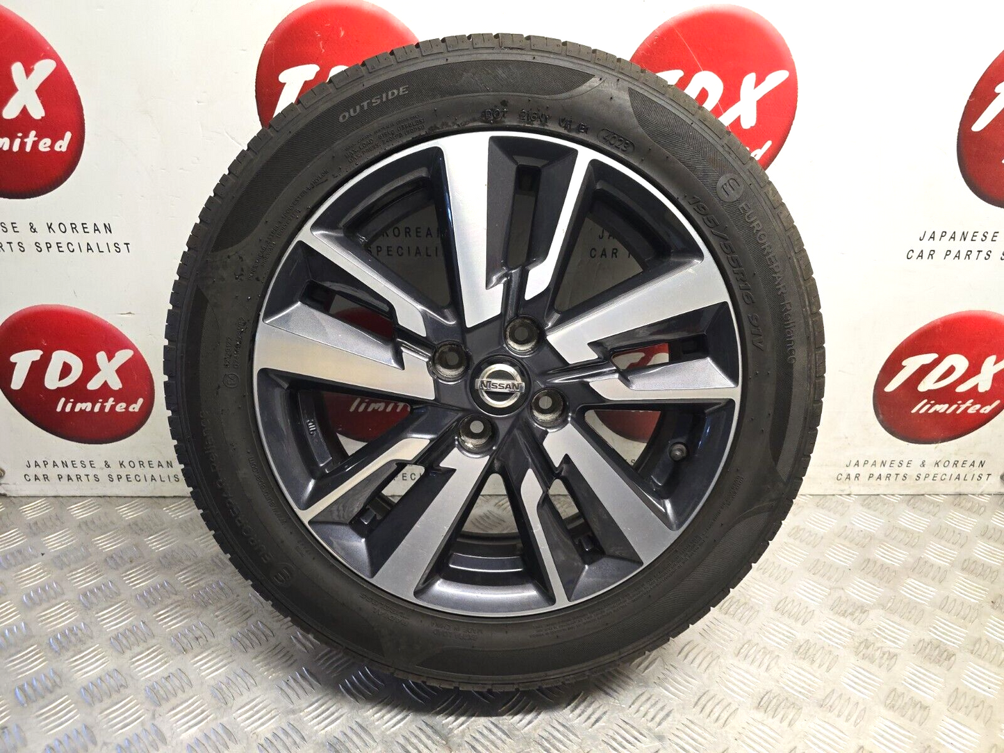 NISSAN MICRA K14 MK5 2017-2022 16" INCH ALLOY WHEEL 7.3MM TREAD 195/55/16 5FA1B