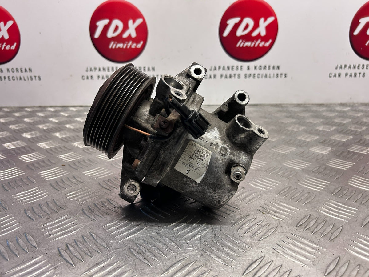 Nissan Micra K13 MK4 2010-2016 1.2 HR12DE Genuine AC Compressor Pump 92600 3VA5B - photo 2 of 8