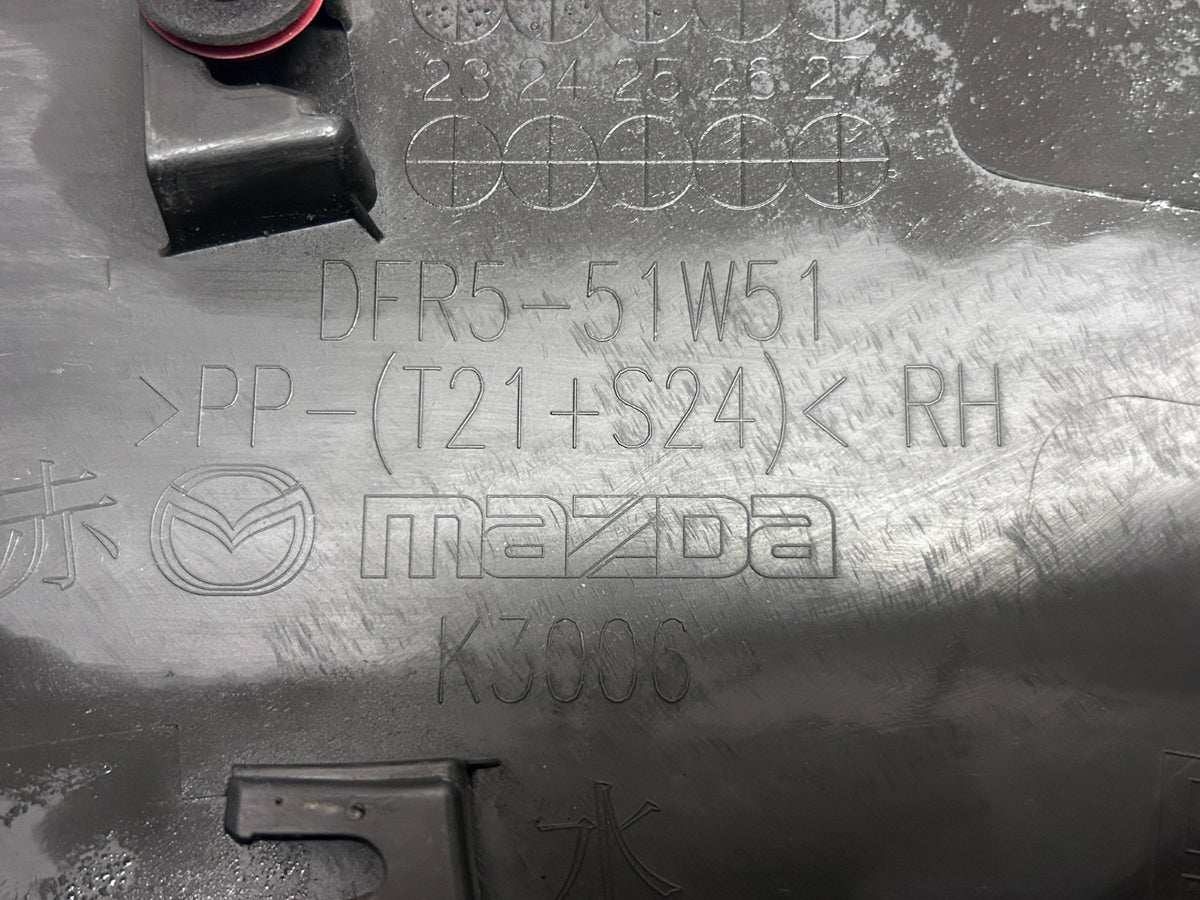 Mazda CX-30 DM MK1 2019-2026 Driver Side Rear Wheel Arch Trim Garnish DFR5-51W51 - photo 8 of 8