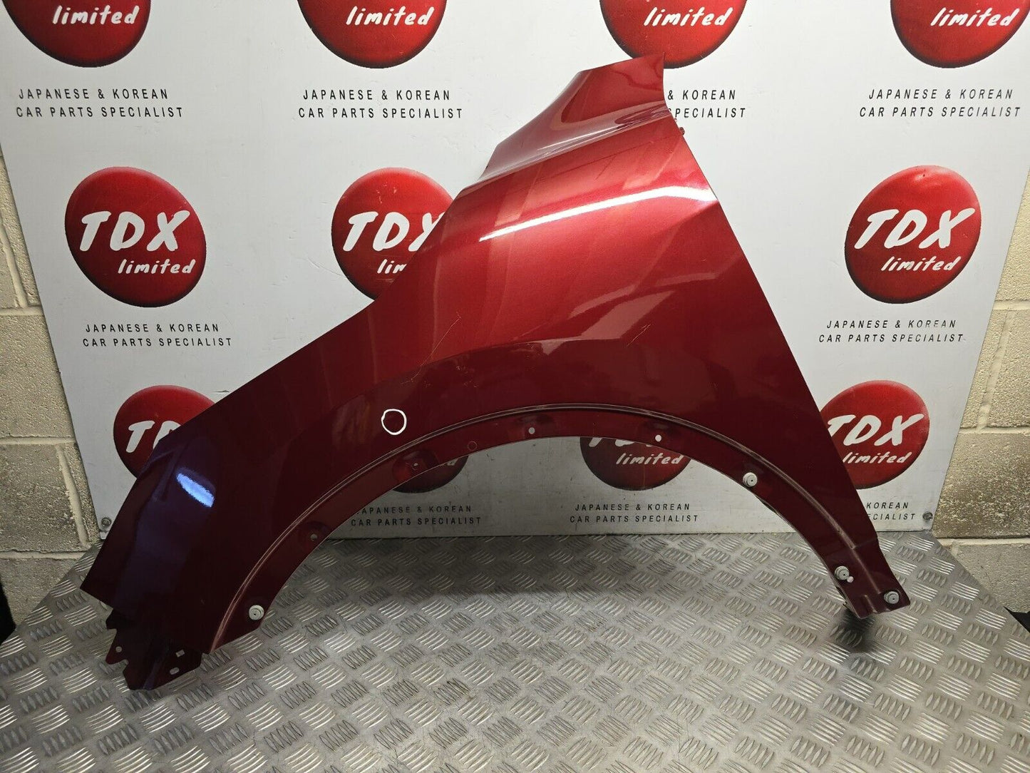 NISSAN QASHQAI J11 2014-2021 GENUINE PASSNGER WING/FENDER NAJ MAGNETIC RED