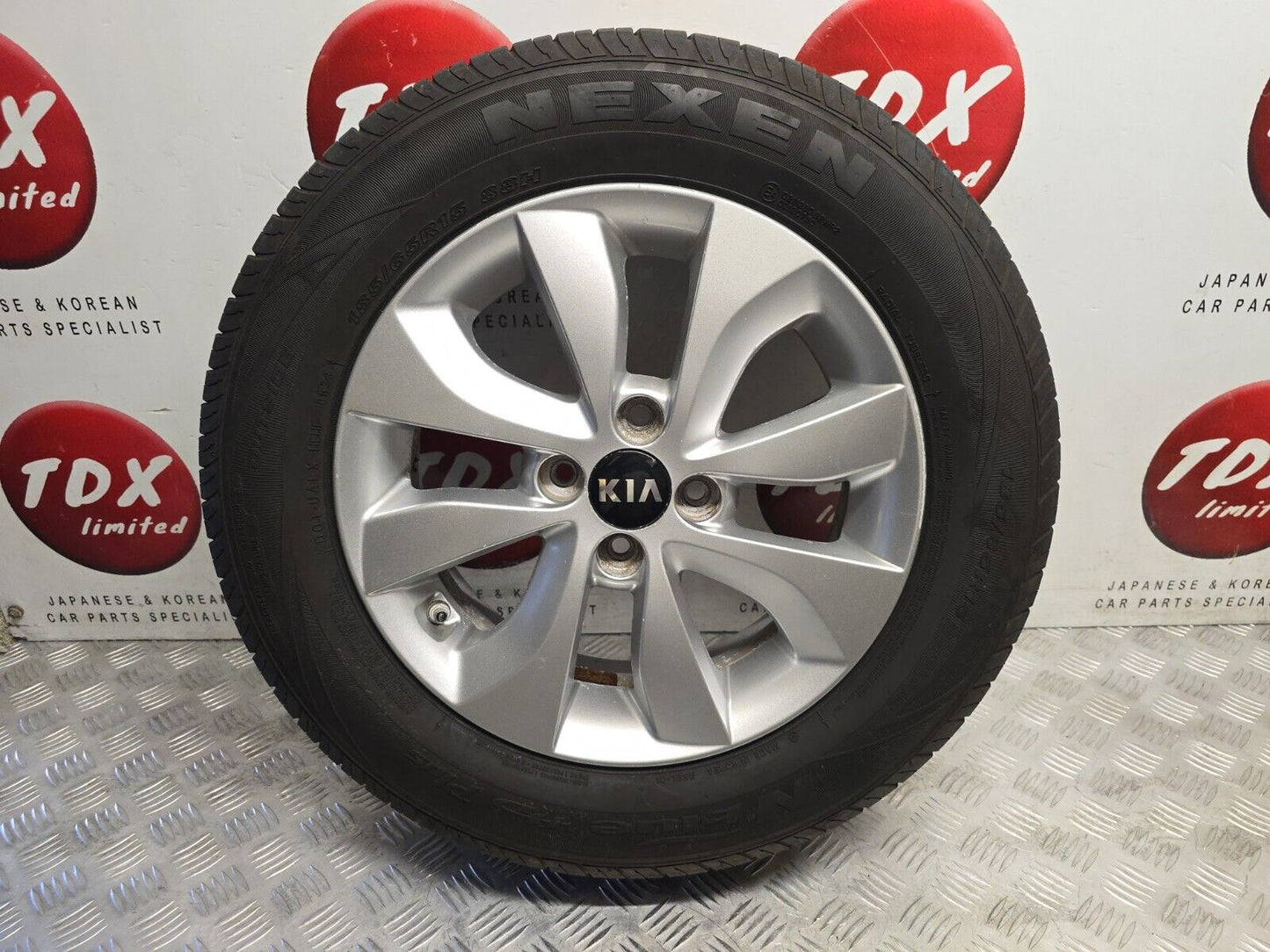 KIA RIO UB MK3 2011-2017 15" INCH ALLOY WHEEL 6.61MM TYRE 185/65/15 52910-1W650