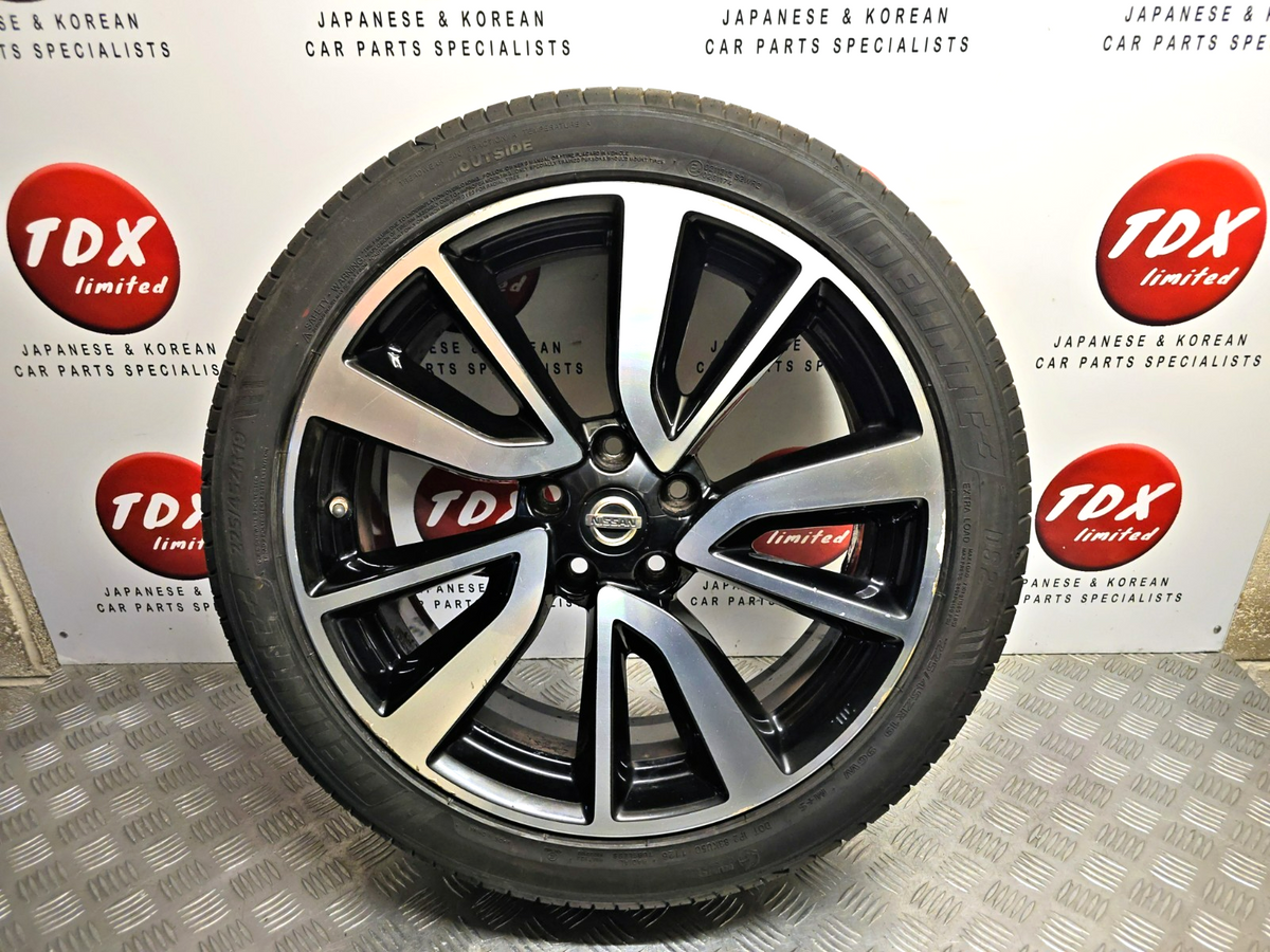 Nissan Qashqai J11 MK2 2014-2021 Genuine 19" Alloy Wheel 7.1 Mm Tyre 225/45ZR19 - photo 1 of 13