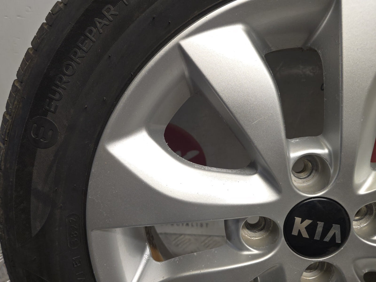 KIA RIO UB MK3 2011-2017 15" INCH ALLOY WHEEL 6.6MM TYRE 185/65/15 52910-1W650