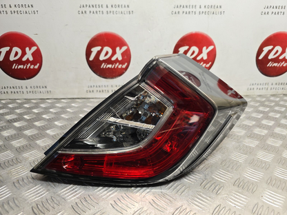 Honda Civic X Mk10 2017-2021 Drivers Side Rear Outer Body Brake Light Lamp Assy 1