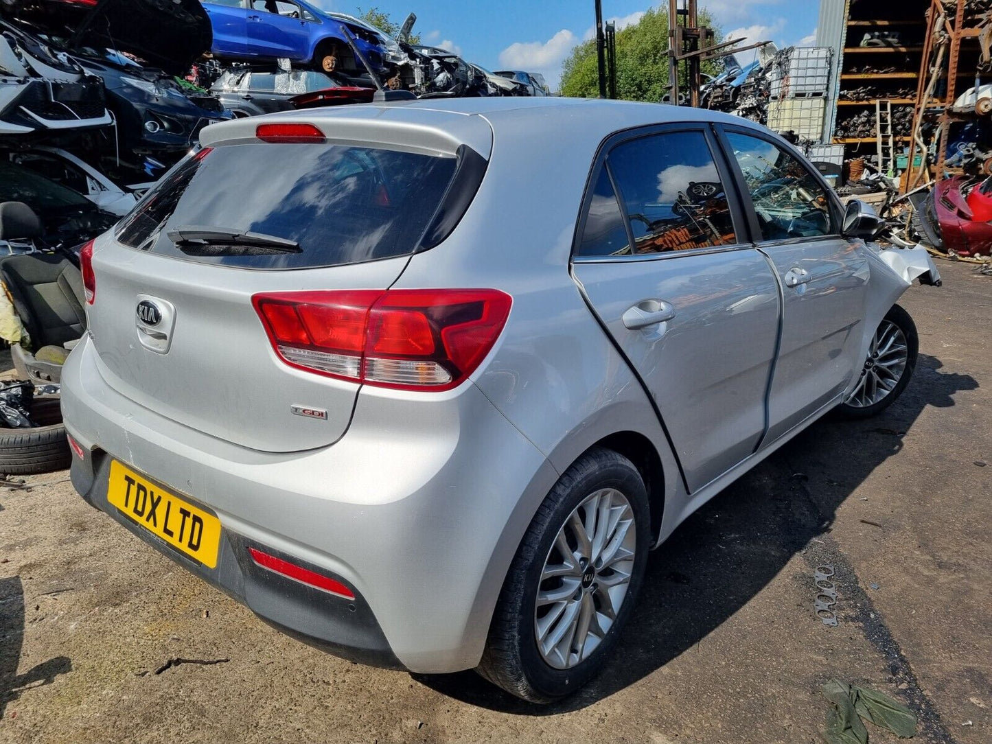 2018 KIA RIO 3 MK4 (YB) 1.0 PETROL 5 SPEED MANUAL 5DR FOR PARTS & SPARES