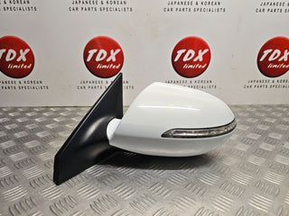 Kia Sportage SL MK3 2010-2015 Power Fold Passengers Mirror Wd White 87610-3U730 - photo 1 of 11