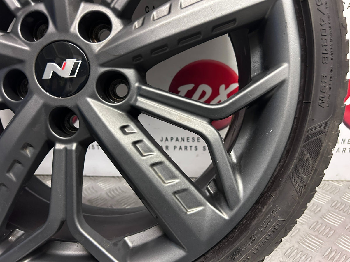 Hyundai i20N BC3 MK3 2021-2024 Genuine 18" Alloy Wheel + 3.3 Mm Tyre 52910-C0000 - photo 5 of 12