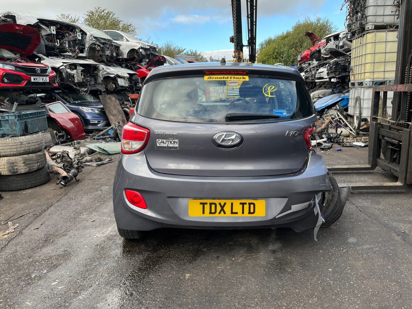 2015 HYUNDAI I10 SE (IA) MK2  1.2 PETROL 5 SPEED MANUAL 5 DOOR FOR PARTS SPARES